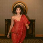 Pooja Hegde Stuns In A Dazzling Arpita Mehta Saree At India Day Parade In New York