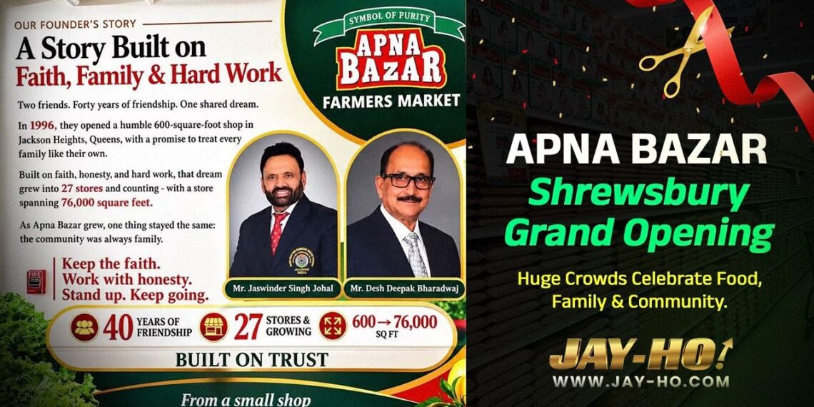 Apna Bazar Shrewsbury Opens to Huge Crowds, Celebrating Food, Family and Community