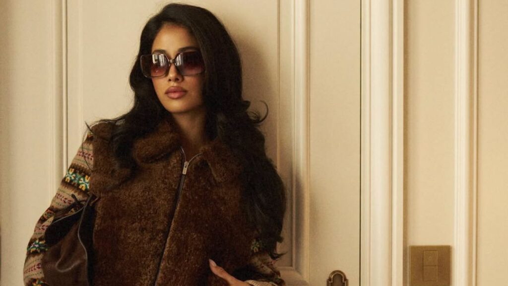 Janhvi Kapoor Miu Miu Look Turns Heads in Paris — Her Retro-Cool Knit Outfit Has All the Right Details