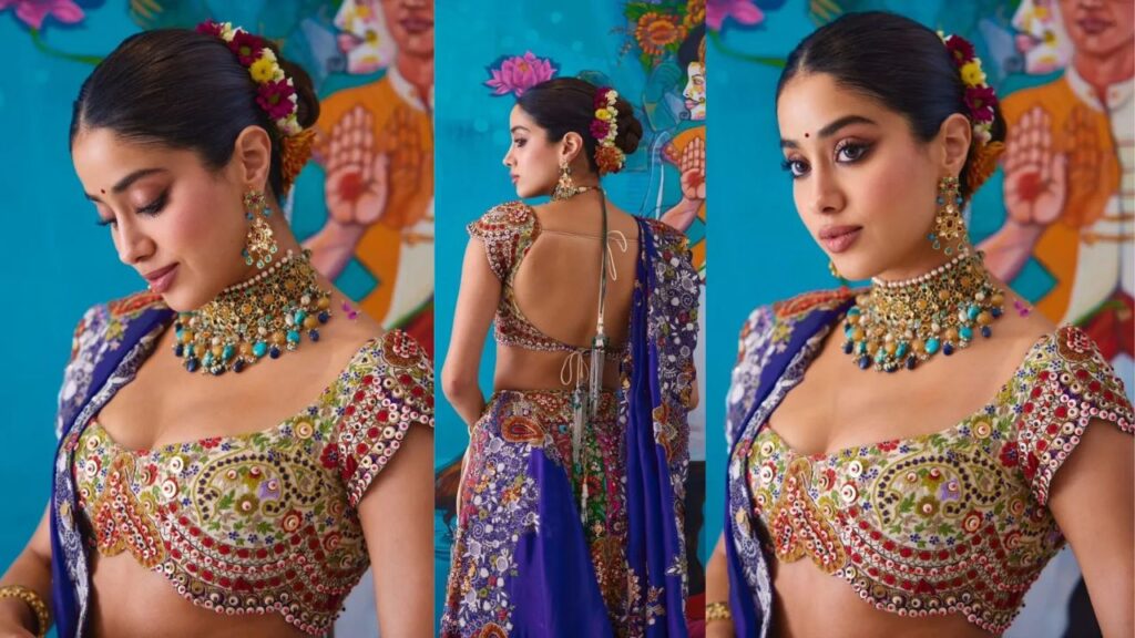Janhvi Kapoor Serves Maximalist Desi Glam in Anamika Khanna Lehenga With Statement Kamarbandh