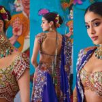 Janhvi Kapoor Serves Maximalist Desi Glam in Anamika Khanna Lehenga With Statement Kamarbandh